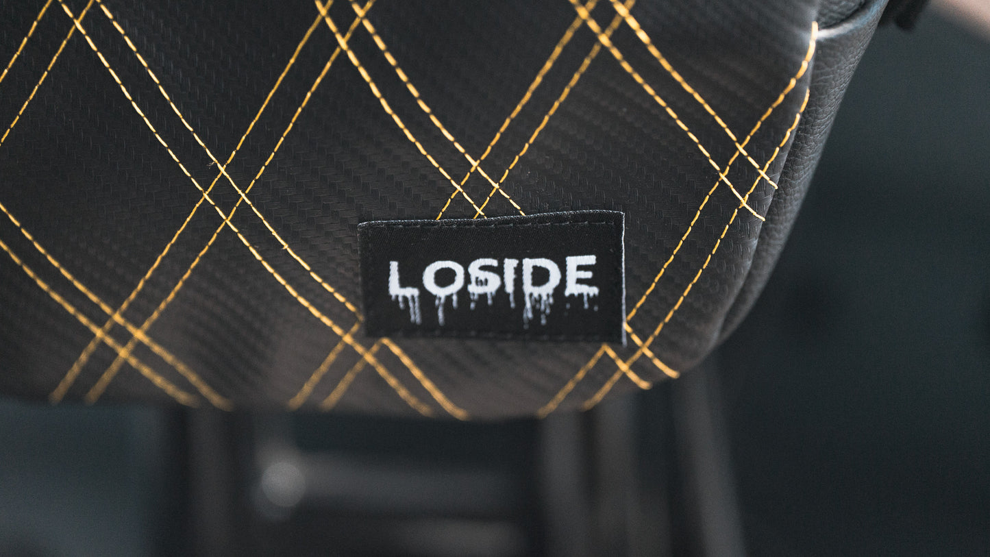 LoSide Bar Bag Carbon Fiber (Black / Gold