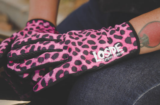 Gloves Cheetah Sheep Skin