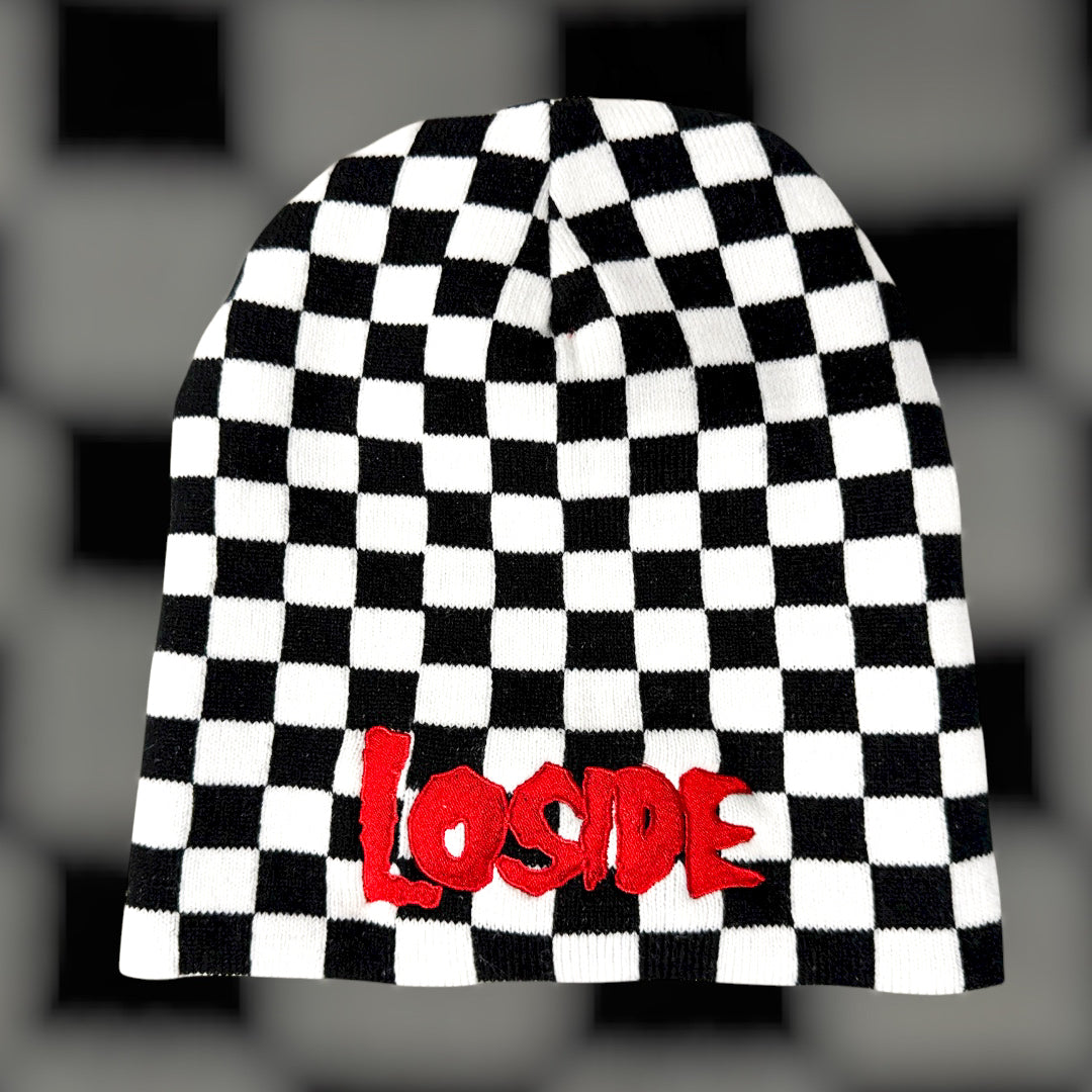 Checker beanie