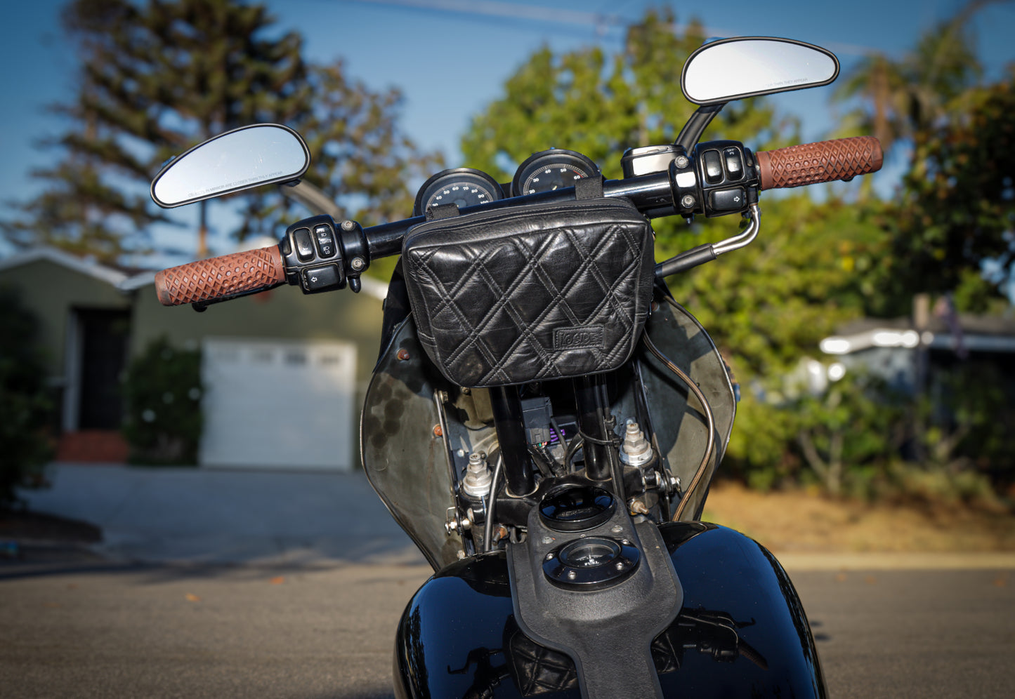 Bar Bag Diamond Leather