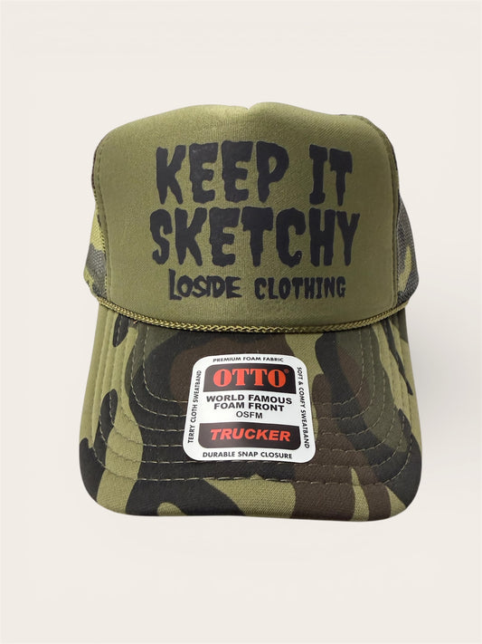 Keep It Sketchy Trucker Camo